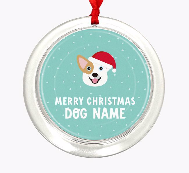 Merry Christmas: Personalized {breedFullName} Christmas Decoration